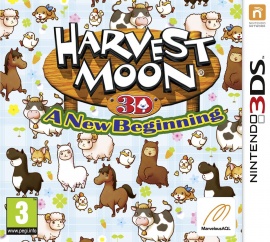 Portada de Harvest Moon 3D: A New Beginning