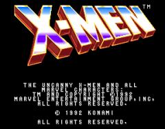 Portada de X-Men: The Arcade Game