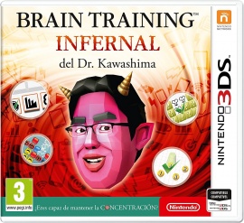 Portada de Brain Training Infernal del Dr. Kawashima: ¿Eres capaz de mantener la concentración?