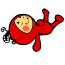 Personaje Denpa Men rojo juego The Denpa Men N3DS eShop.png