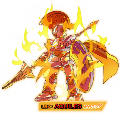 Imagen LBX Aquiles Modo V juego Danball Senki PSP.png