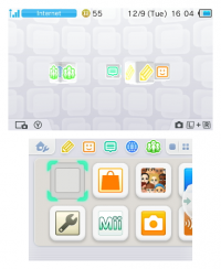 Captura de Software del sistema de Nintendo 3DS