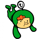 Personaje Denpa Men verde juego The Denpa Men N3DS eShop.png