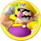 Logo personaje Wario juego Mario Tennis Open Nintendo 3DS.png