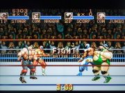Saturday Night Slammasters (Super Nintendo) juego real 002.jpg