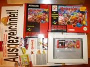 The Legend of the Mystical Ninja (Super Nintendo Pal) fotografia Portada-cartucho-contenido e instrucciones.jpg