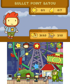 Pantallas 01 juego Scribblenauts Unlimited Nintendo 3DS.png