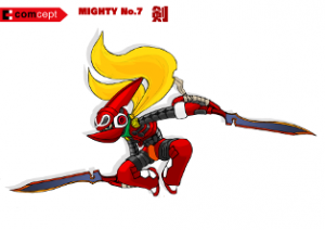 Mighty No. 9 - Arte conceptual - Mighty No. 7.png