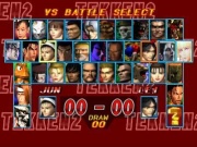 Tekken II (Playstation) juego real pantalla selección de personajes.jpg
