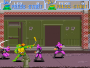 Teenage Mutant Hero Turtles IV-Turtles in Time (Super Nintendo) juego real 001.png