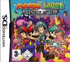 Portada de Mario & Luigi: Compañeros en el Tiempo