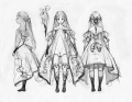 Ilustración personajes 03 juego Bravely Default Nintendo 3DS.jpg