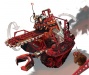 Arte conceptual Ferndozer 02 juego Donkey Kong Country Returns Wii Nintendo 3DS.jpg