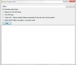 Captura de 3DS Rom Tool GUI