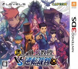 Portada de Professor Layton vs. Ace Attorney