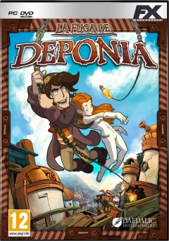 Portada de La fuga de Deponia