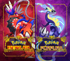 Portada de Pokémon Escarlata  Pokémon Púrpura