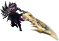 Render cazador gran espada juego Monster Hunter 4 Nintendo 3DS.png