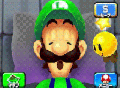 Animación Luigi durmiendo juego M&L Dream Team Nintendo 3DS.gif