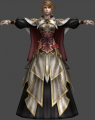 Vista 01 modelo 3D personaje Caetuna juego Final Fantasy Type-0 PSP.png