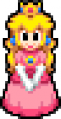 Sprite personaje Peach juego Mario & Luigi Superstar Saga GBA.png