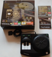 Beatmania Pal (playstation) pack Controller fotografia caratula trasera y manual.jpg