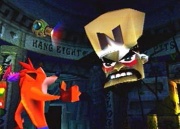 Crash Bandicoot 2 - Crash hablando con Cortex durante juego.jpg