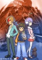 Ilustración inicial personajes protagonistas juego PSP Danball Senki.jpg