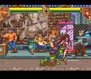 Teenage Mutant Ninja Turtles-Tournament Fighters (Super Nintendo) juego real 001.jpg