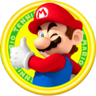 Logo personaje Mario juego Mario Tennis Open Nintendo 3DS.png