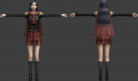 Vista modelo 3D personaje Queen juego Final Fantasy Type-0 PSP.png