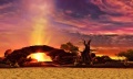 Pantalla escenario Desert Wasteland Tekken 3d Prime Edition N3DS.jpg